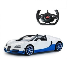 Rastar Машина на радиоуправлении 1:14 Bugatti Grand Sport Vitesse, цвет белый