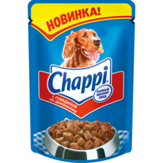 Влажный корм для собак Chappi, говядина по-домашнему, 100г