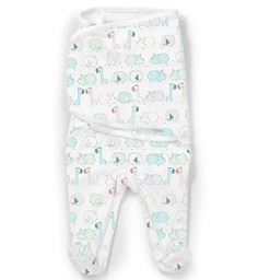 Конверт для пеленания Summer Infant SwaddleMe Footsie, размер S, джунгли 56960