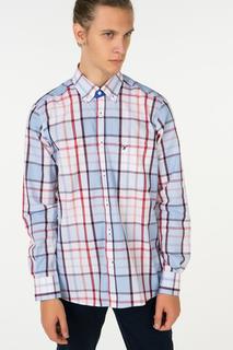 Рубашка мужская Westrenger WS1SM-18-25 голубая 48