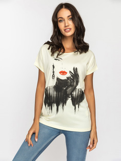 Футболка женская DAIROS GD69300720 желтая M