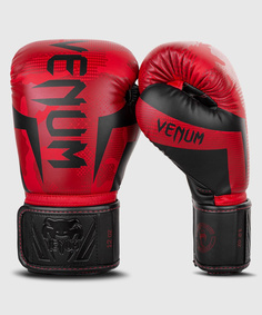 Venum Venum боксерские тренировочные перчатки Elite Red Camo черно- красные