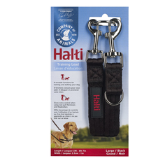 Поводок-перестежка для собак COA HALTI Training Lead, черный, 200х2,5см Company of Animals