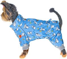 Комбинезон для собак HAPPY PUPPY "Снупик" синий-3 28см