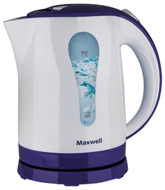 Чайник электрический Maxwell MW-1096TR White/Blue