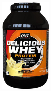 Протеин QNT Delicious Whey Protein, 908 г, banana