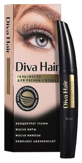 Масло-гель Diva Hair Oil Gel для ресниц и бровей