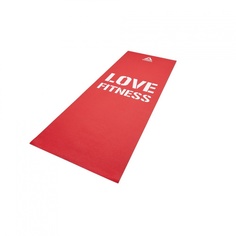 Коврик для йоги и фитнеса Reebok Love красный 4 мм