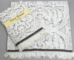 Полотенце махровое 70х130 пл.500 гр. "Лакшми серый" Индия Гутен Морган