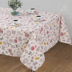 Скатерть столовая "Мадам" СБ.150х150 Артпостель