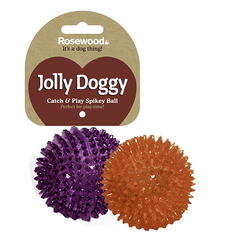 Развивающая игрушка для собак Rosewood Jolly Doggy Catch & Play Spikey Ball 8 см