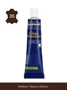 Восстановитель кожи SAPHIR Creme RENOVATRICE (medium tobacco brown) средний табак