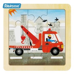Деревянный пазл Robotime Кран