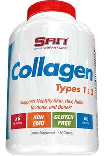 Коллаген для суставов и связок SAN Collagen Types 1 & 3 Tablets (180 табл.)