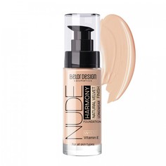 Тональный крем для лица BelorDesign Nude Harmony, тон 202 Ivory