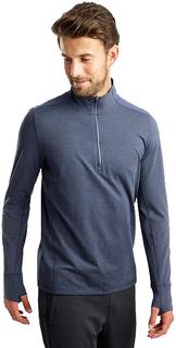 Толстовка мужская Saucony Challenge Quarter Zip синяя XL INT