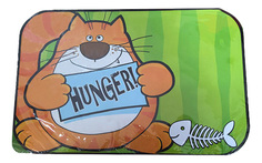 Коврик под миску для животных MAJOR Tommy is hungry полипропилен 28х43см