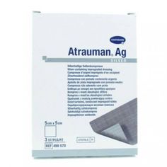 Повязки с серебром стерильные Atrauman Ag 5 х 5 см 3 шт. Hartmann