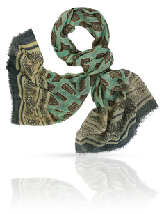 Палантин унисекс Michel Katana W55.P2-DEC1418 зеленый