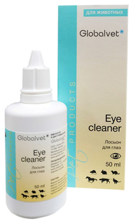 Лосьон для очищения глаз животных Globalvet Eye cleaner, 50 мл