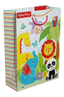 Пакет подарочный бумажный R34985 "Фишер Прайс" 25x9x35см Fisher Price