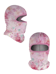 Балаклава Sfer.tex Цветы, розовая, One Size