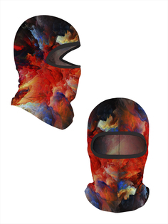 Балаклава Sfer.tex Взрыв, красная, One Size