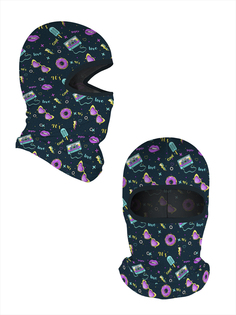 Балаклава Sfer.tex Пончики, синяя, One Size