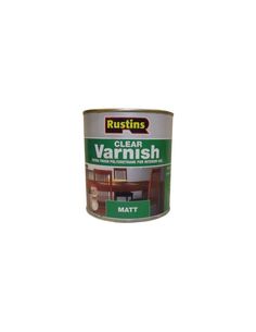 Полиуретановый лак для дерева Rustins Poly Varnish Matt Clear, Матовый 500 мл.