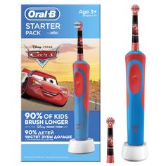 Зубная щетка электрическая Braun Oral-B Kids Stages Power «Тачки» Starter Pack
