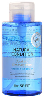 Вода мицеллярная The Saem Natural condition sparkling cleansing water 500мл