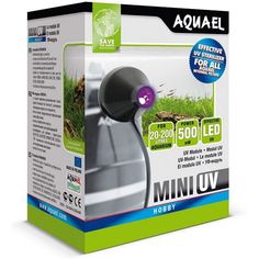 Стерилизатор Aquael MINI UV для фильтров FAN plus, UNIFILTER, TURBO Filter, Pat mini, 5вт