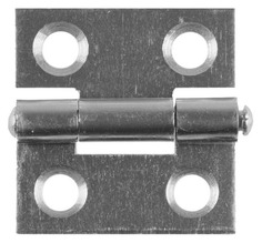 Петля дверная Stayer "MASTER" универсальная, цвет белый цинк, 25мм