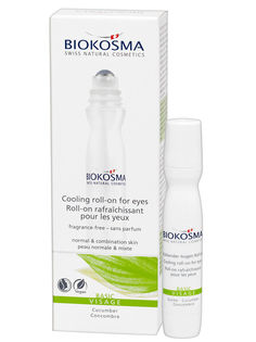 Охлаждающий гель для глаз Biokosma "БАЗОВЫЙ УХОД", 15 мл