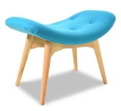 Оттоманка Contour, голубой I Modern