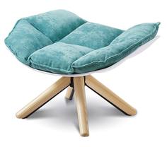 Оттоманка в стиле Husk, бирюзовый I Modern