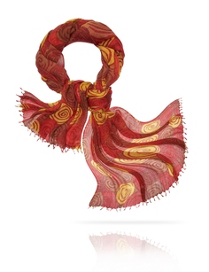 Палантин женский Michel Katana W40.120-SPIRALE бордовый