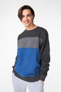 Толстовка мужская BLUE SEVEN 370041X серая XL