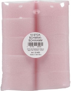 Спонж поролоновый круглый 10 шт./уп./Round Make-up Sponge 10 pcs. (Цв: n/a) Kryolan