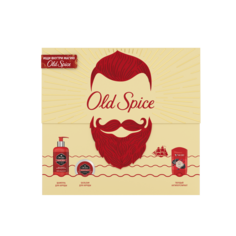 Набор Old Spice Rock. Шампунь для бороды 225мл+Бальзам д/бороды 70мл+Дезодорант Rock 50мл