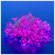 Новогодняя электрическая гирлянда Uniel Сакура S0700-050/DTA PINK SAKURA/07933 7 м розовый
