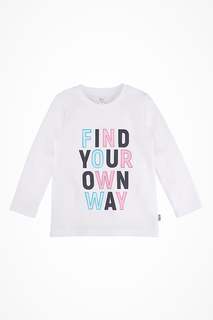 Лонгслив детский Bossa Nova цв. белый р.134