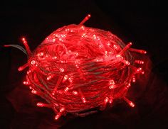 Новогодняя электрическая гирлянда Beauty Led Нить-премиум класс EST200-10-1R 20 м красный Laitcom