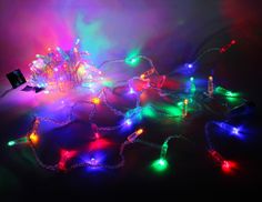 Новогодняя электрическая гирлянда Rich LED Нить RL-S10C-220V-CT/M 10 м разноцветный