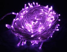 Новогодняя электрическая гирлянда Beauty Led EST200-3W10-1L 20 м фиолетовый Laitcom