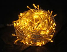 Новогодняя электрическая гирлянда Beauty Led Нить-премиум класс EST200-10-1Y 20 м желтый Laitcom