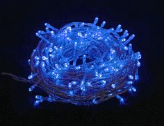 Новогодняя электрическая гирлянда Beauty Led Нить-премиум класс EST200-3W10-1B 20 м синий Laitcom