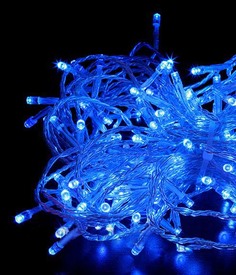 Новогодняя электрическая гирлянда Beauty Led Нить-премиум класс EST200-10-1B 20 м синий Laitcom