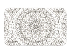 Коврик под миску для животных TarHong Boho Medallion, бежевый с рисунком
