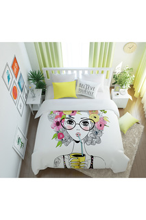 Комплект постельного белья, евро, СИРЕНЬ, Летний смузи